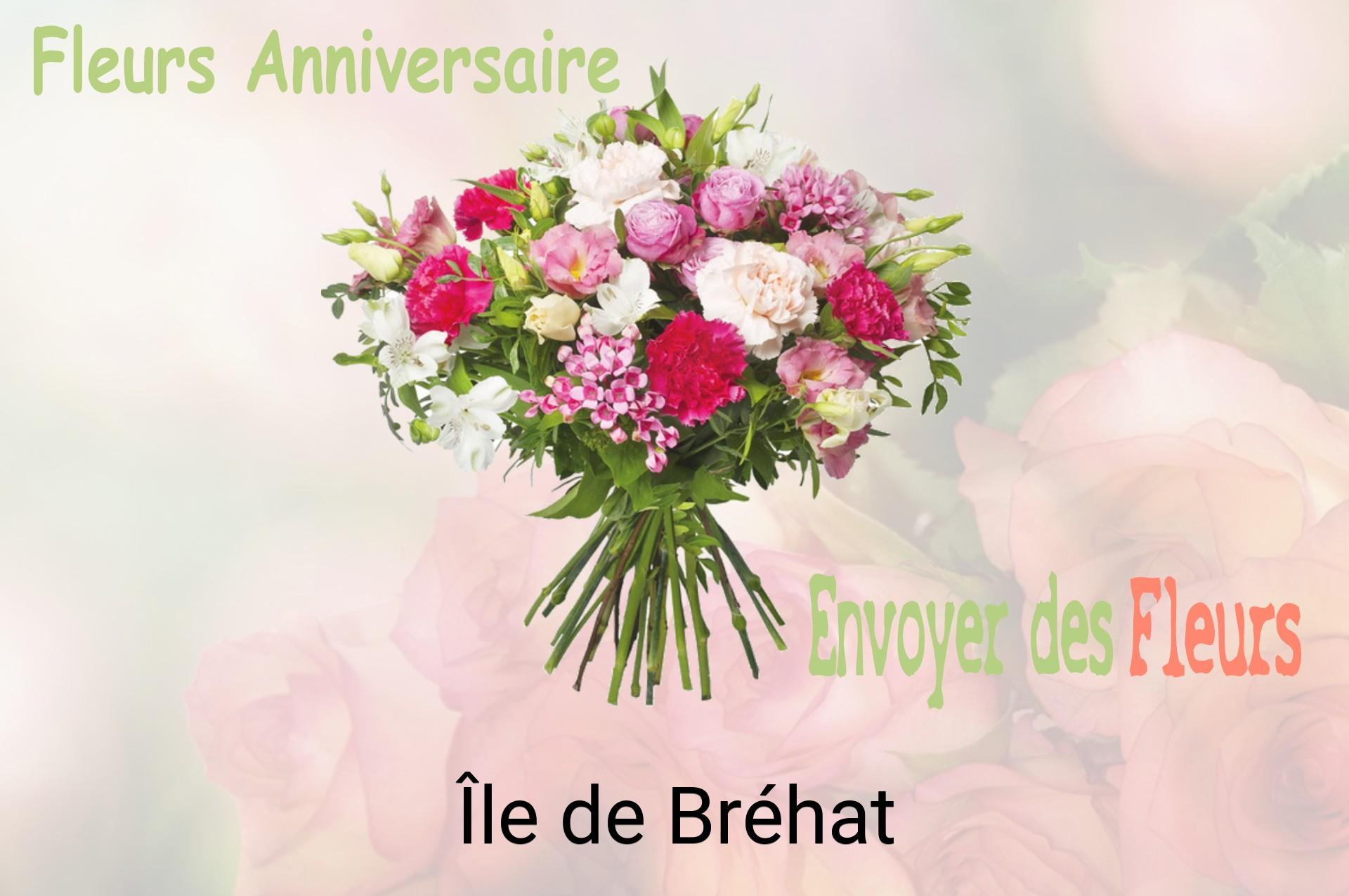 Bouquet de fleurs d’anniversaire livré à Île-de-Bréhat