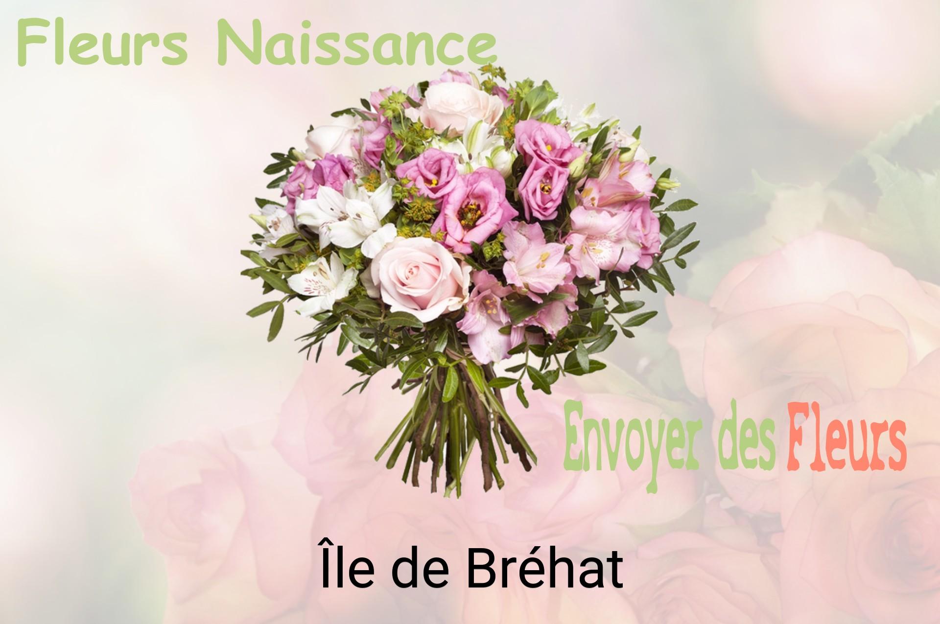 Bouquet de fleurs de naissance livré à Île-de-Bréhat